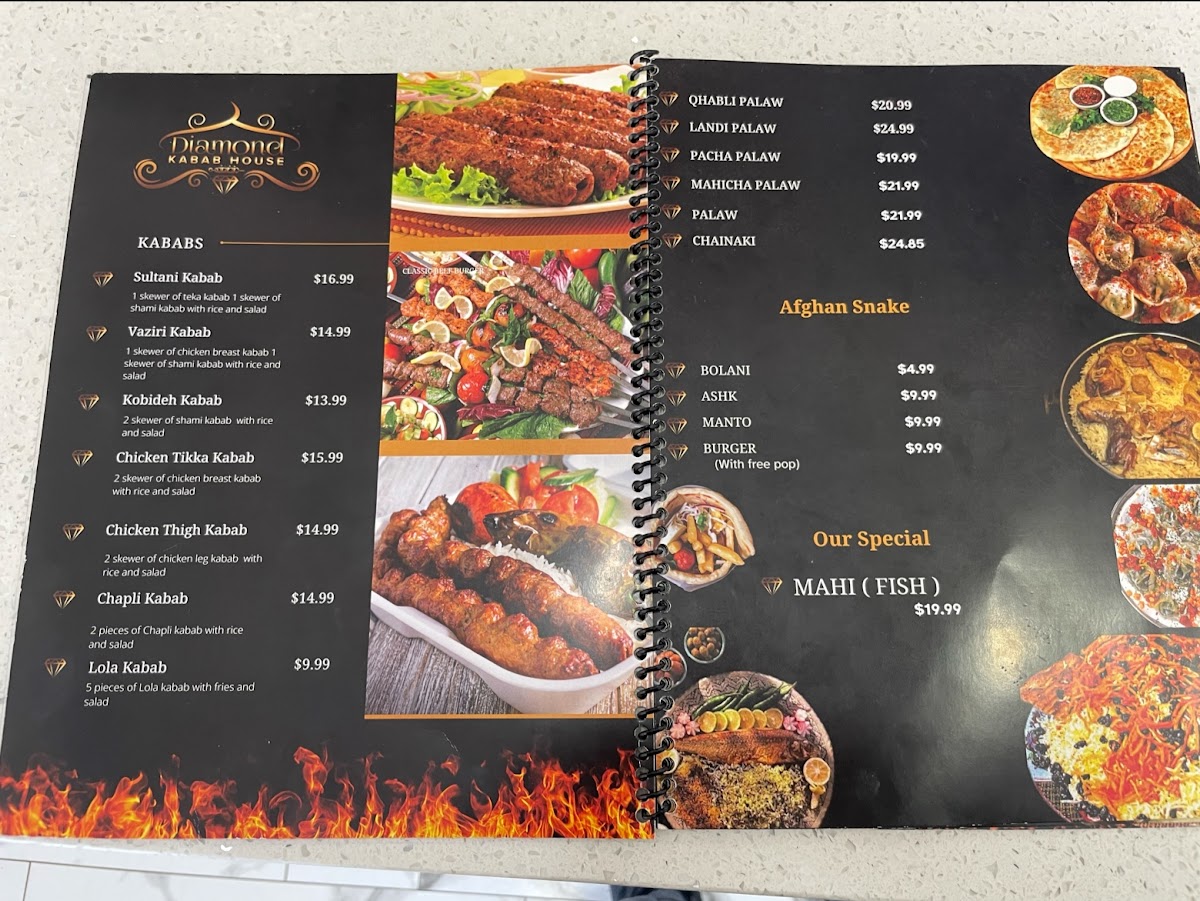 Menu Diamond Kabab House-1